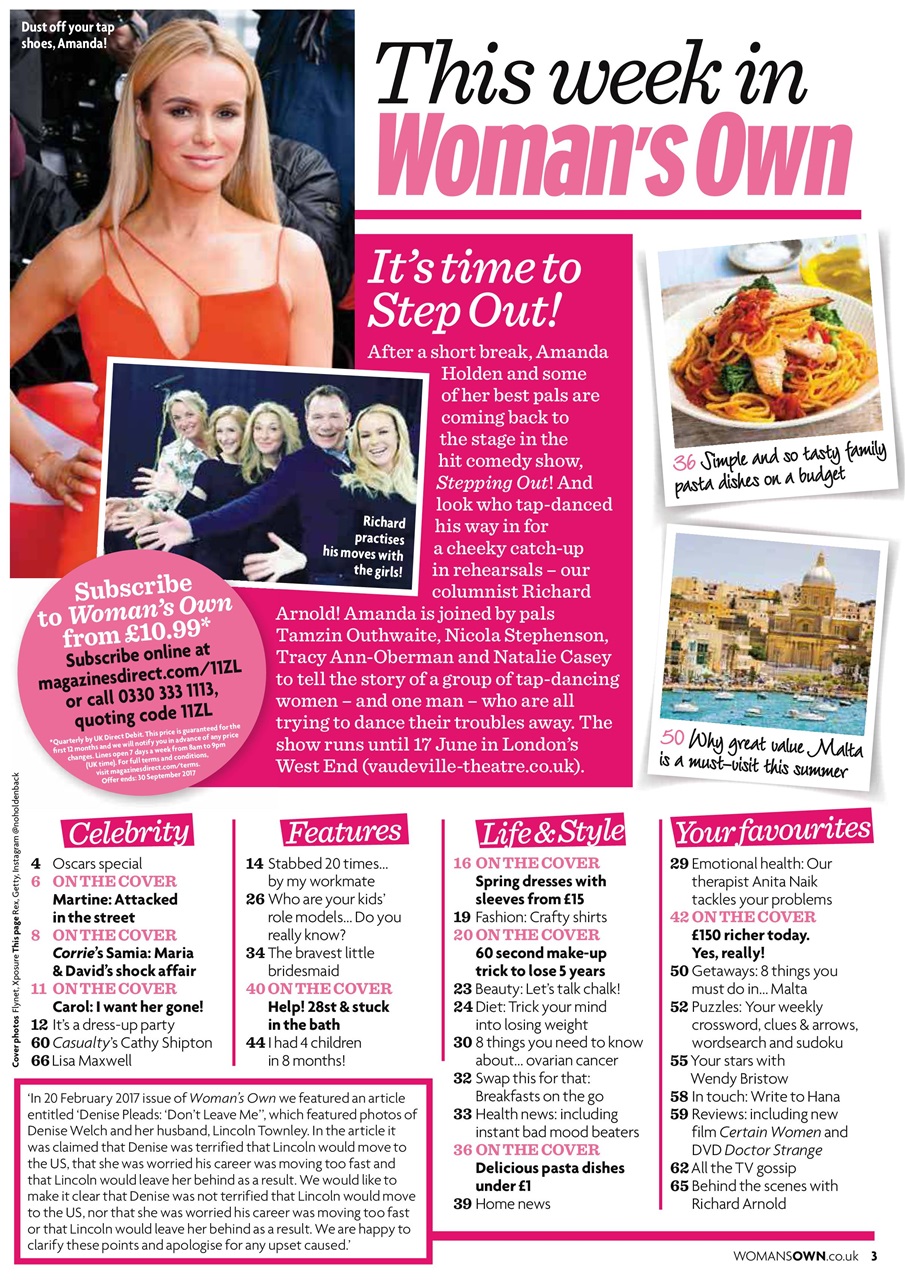 Woman's Own Preview Pages