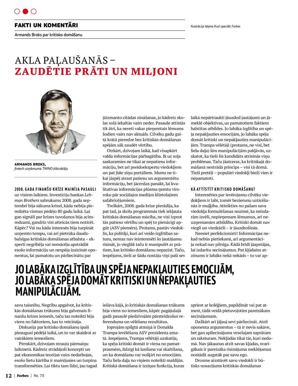 Forbes Latvia Preview Pages