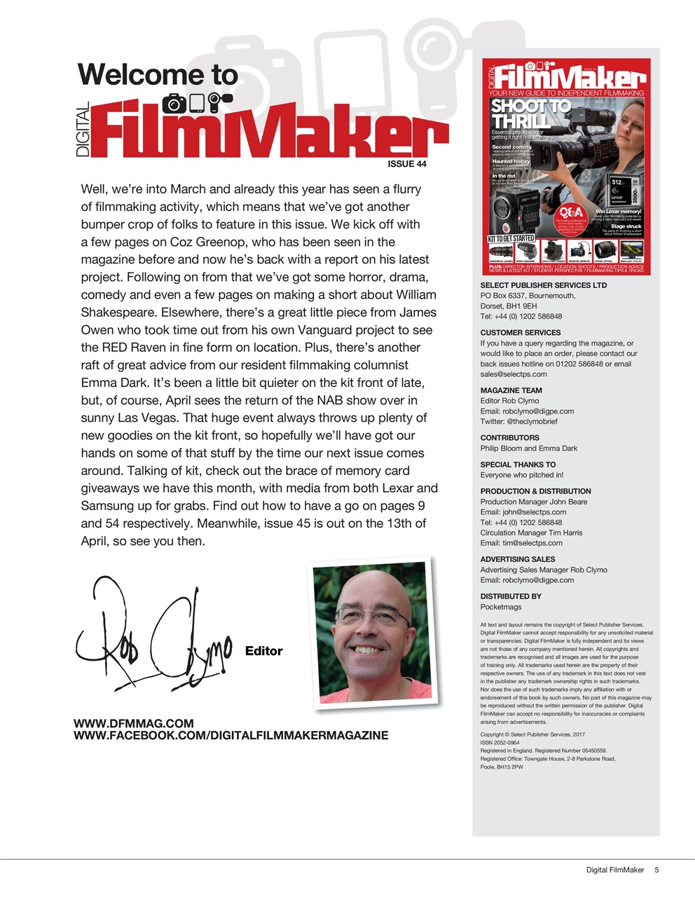 Digital FilmMaker Preview Pages