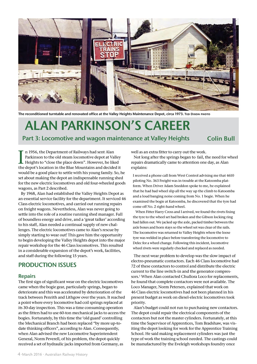 Australian Railway History Preview Pages