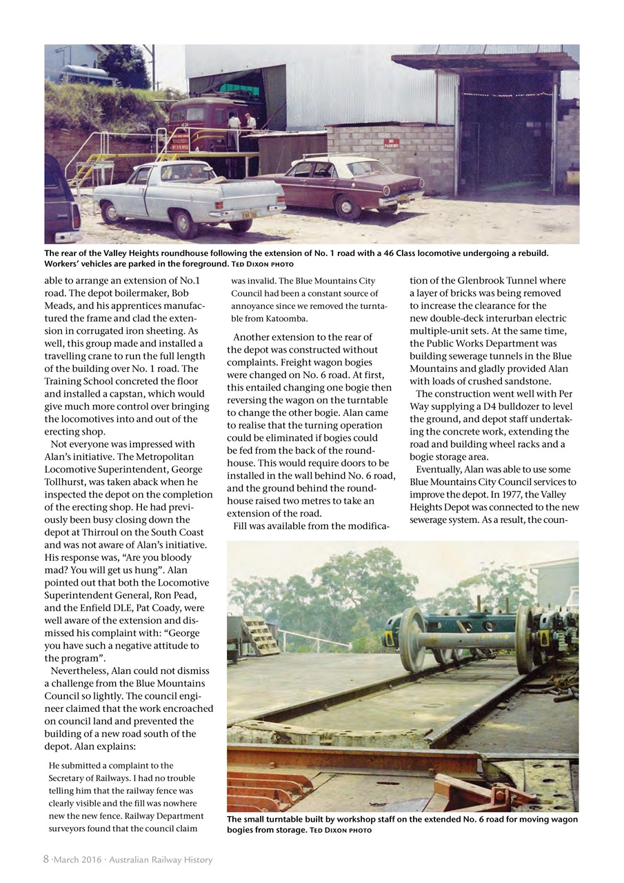 Australian Railway History Preview Pages