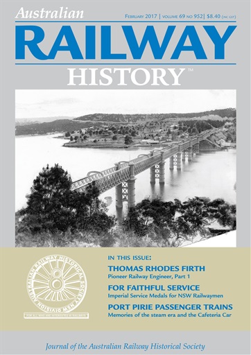Australian Railway History issue 