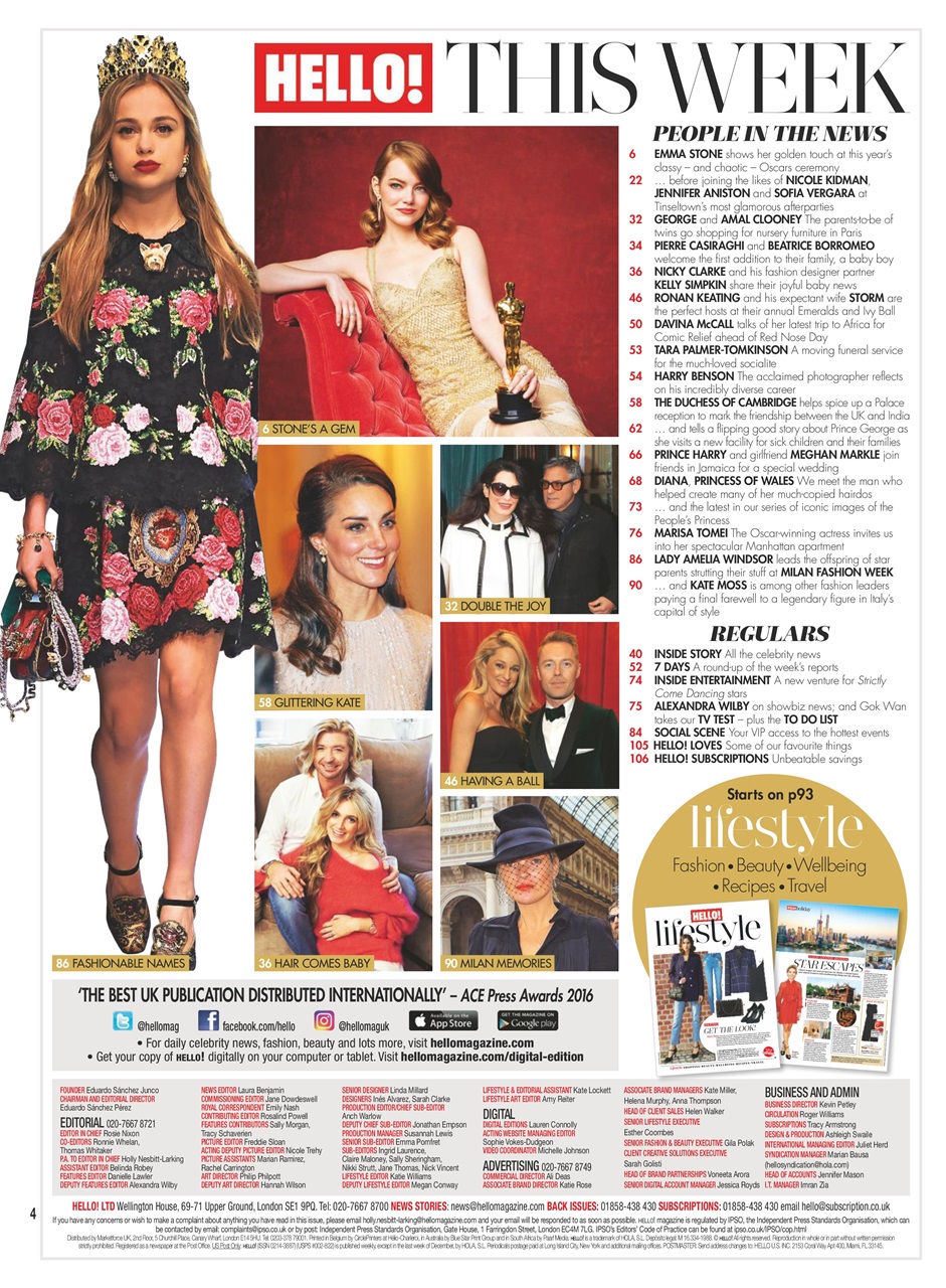 Hello! Magazine Preview Pages