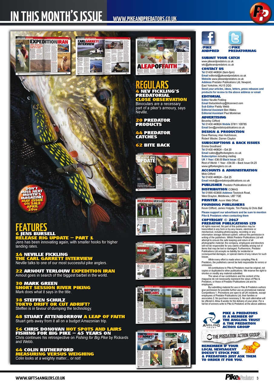 Pike & Predators Preview Pages