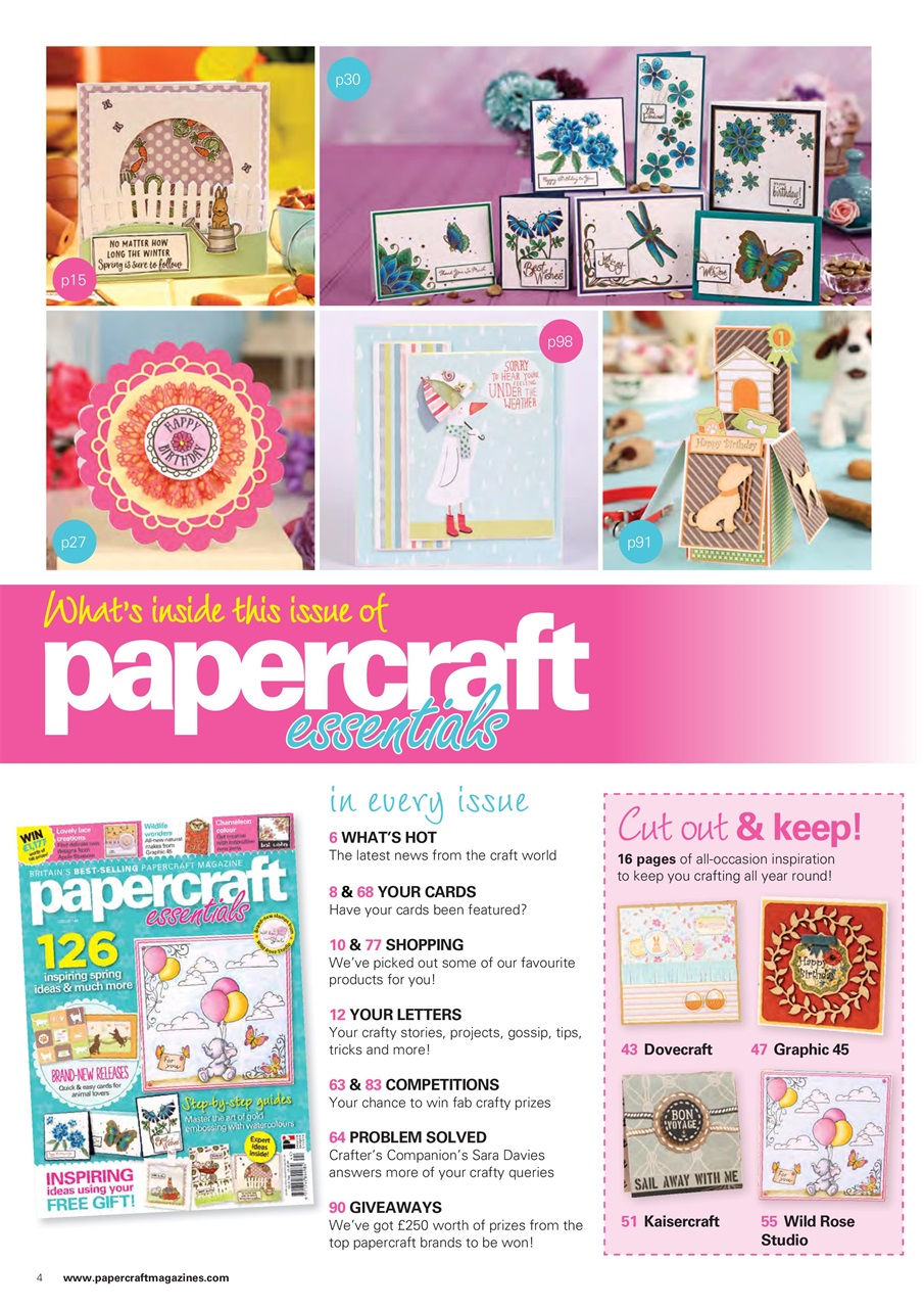 Papercraft Essentials Preview Pages