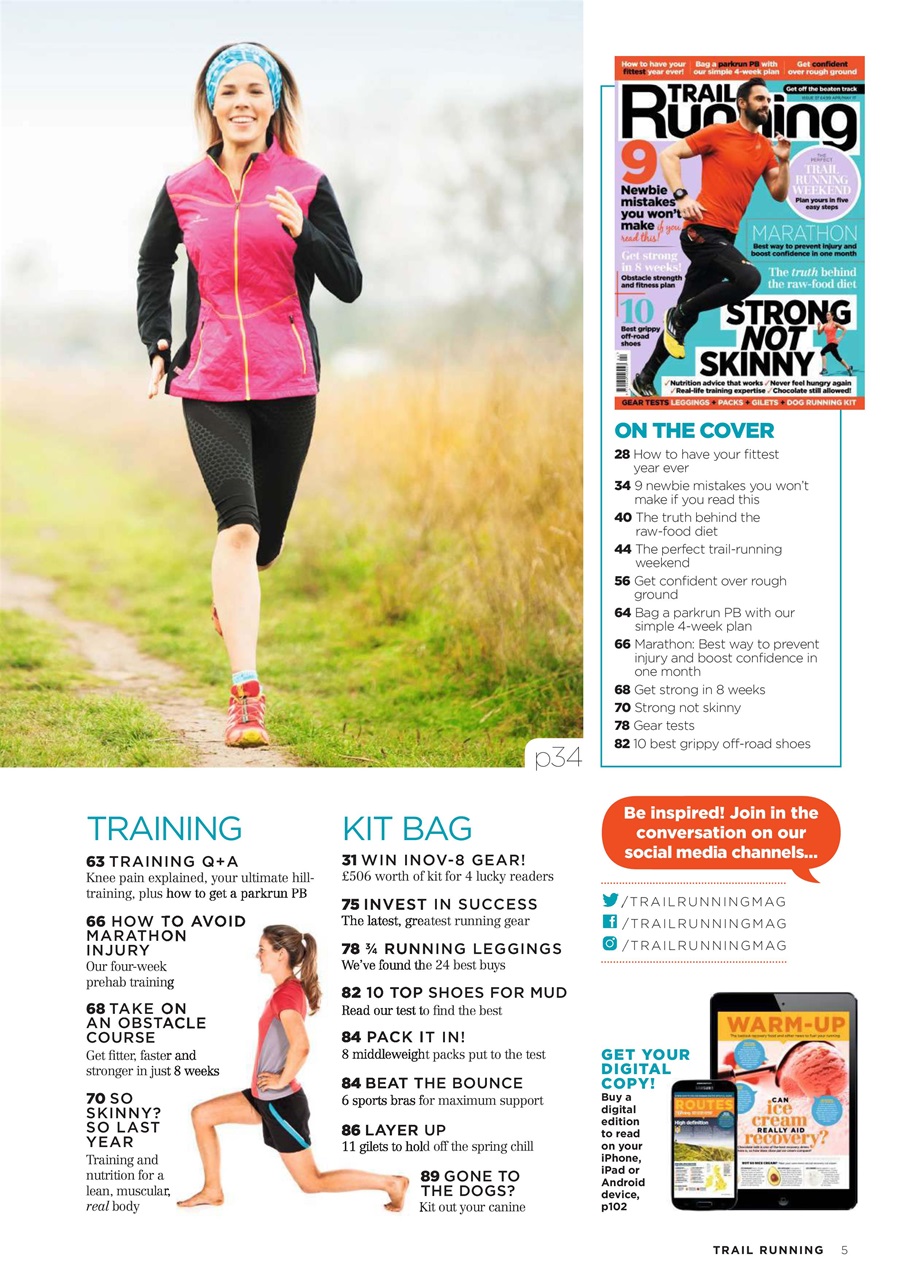 Trail Running Preview Pages