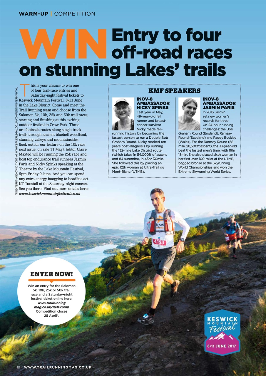Trail Running Preview Pages