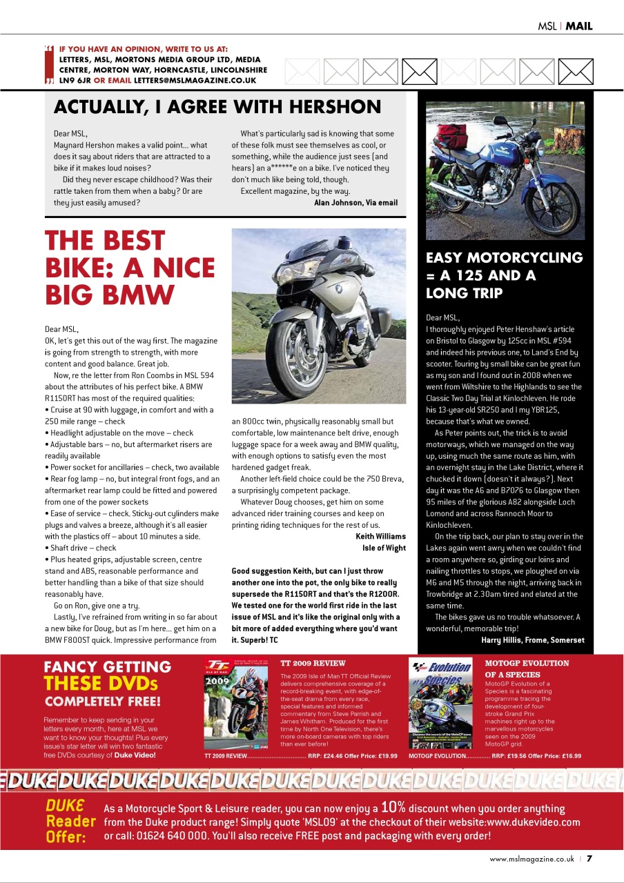 Motorcycle Sport & Leisure Preview Pages
