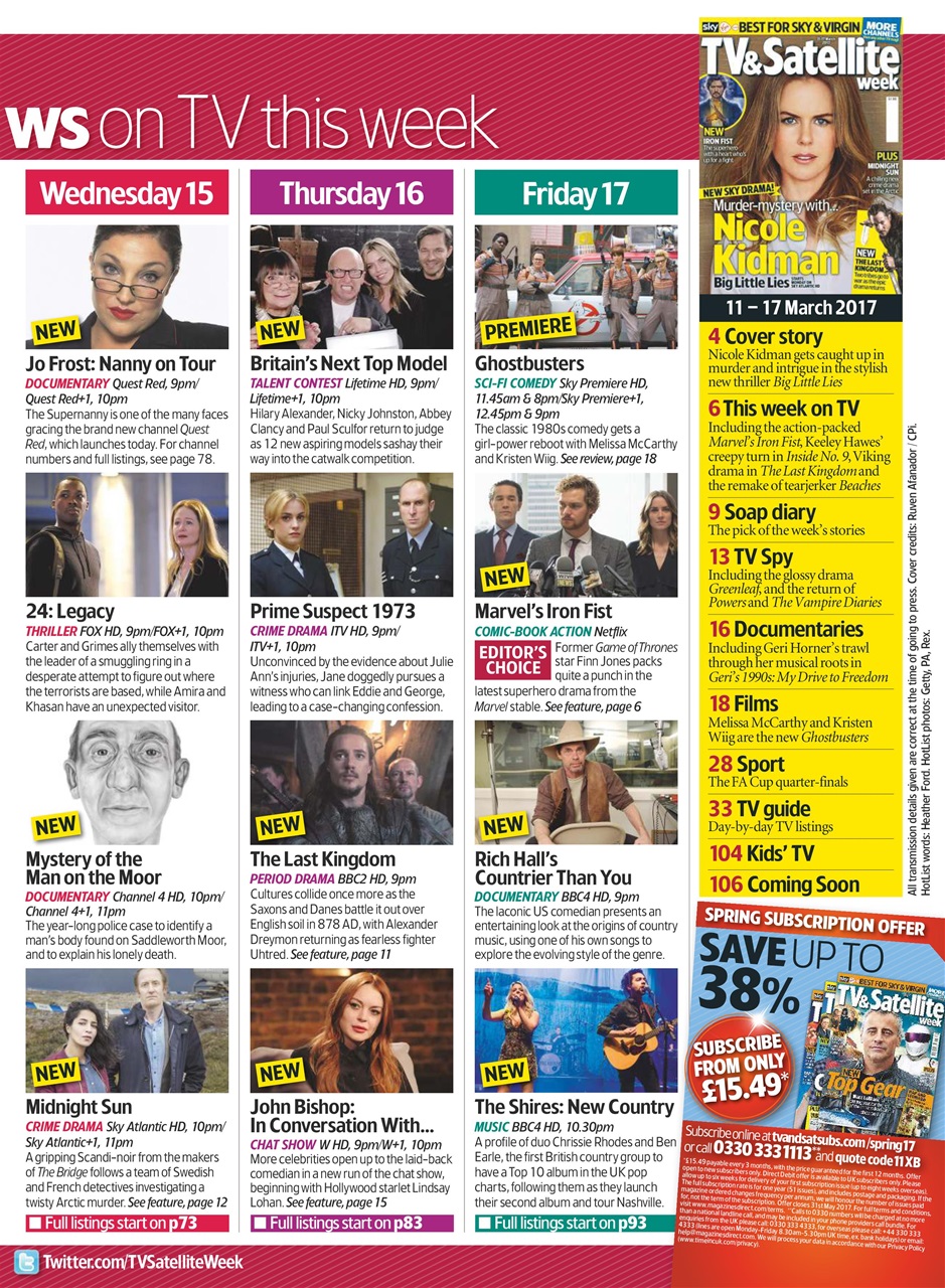 TV & Satellite Week Preview Pages