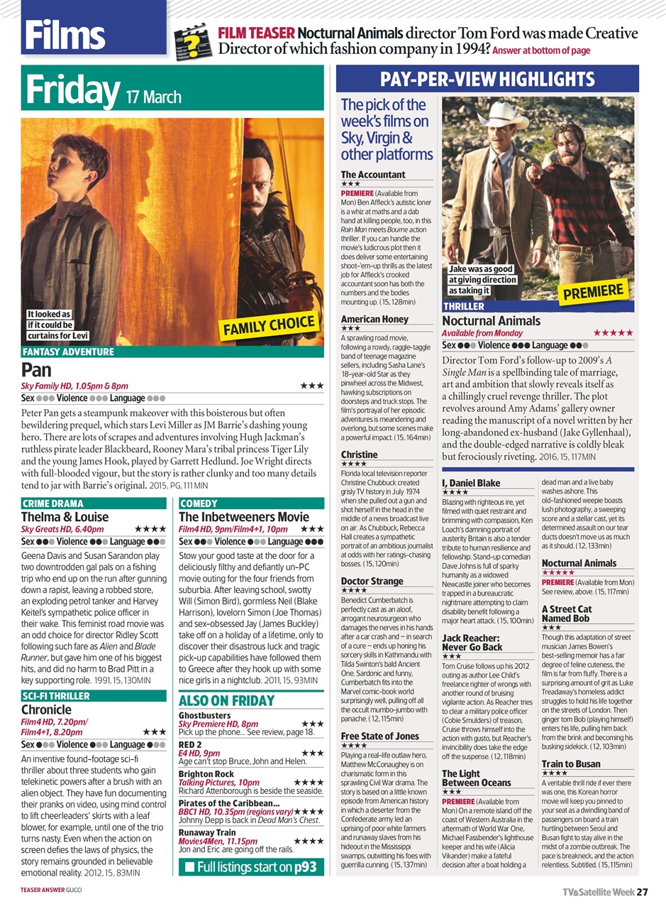 TV & Satellite Week Preview Pages