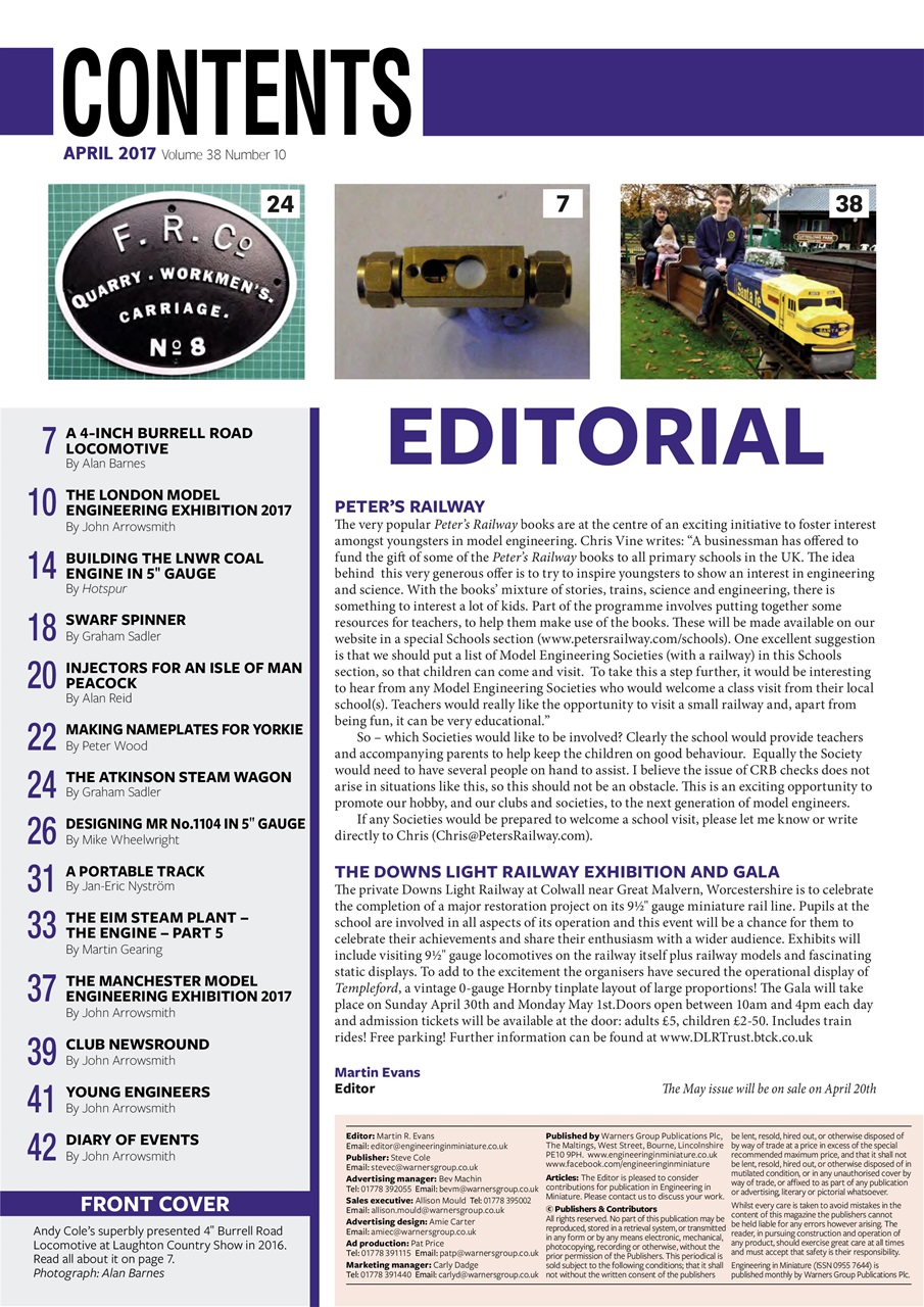 Engineering in Miniature Preview Pages