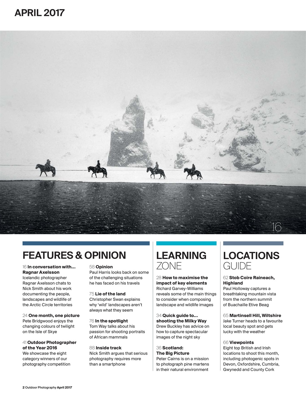 Outdoor Photography Preview Pages
