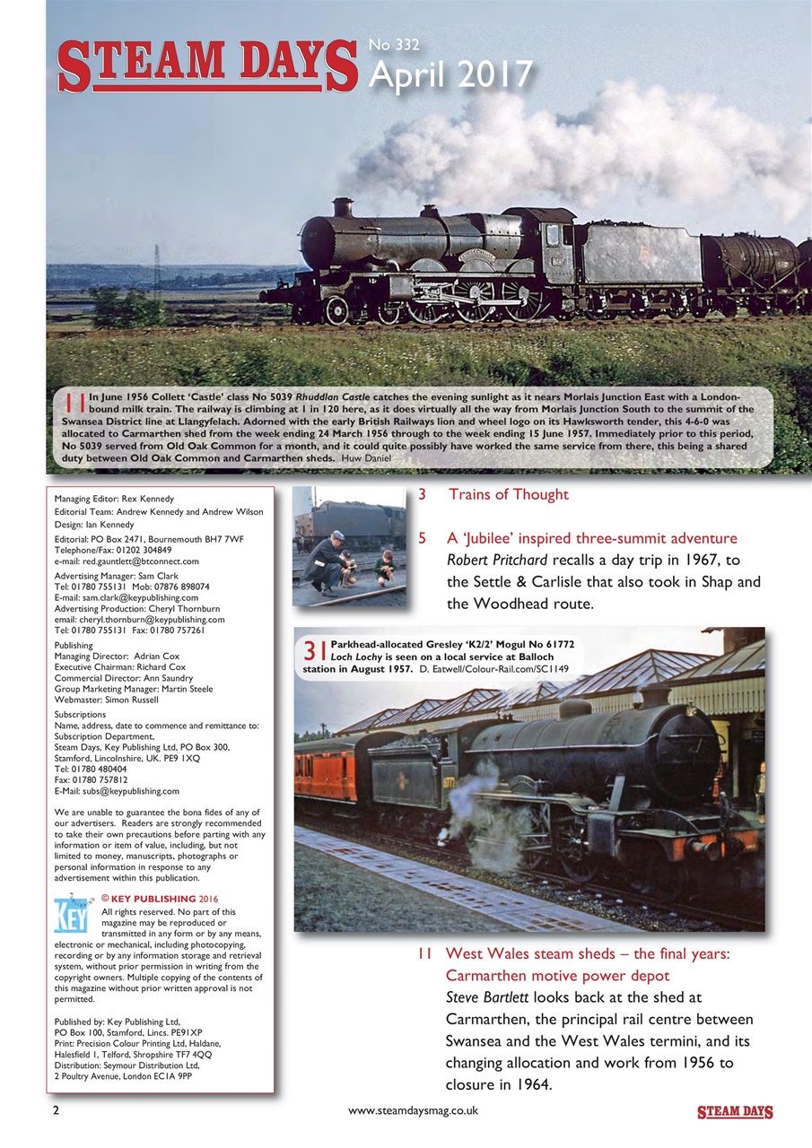 Steam Days Preview Pages