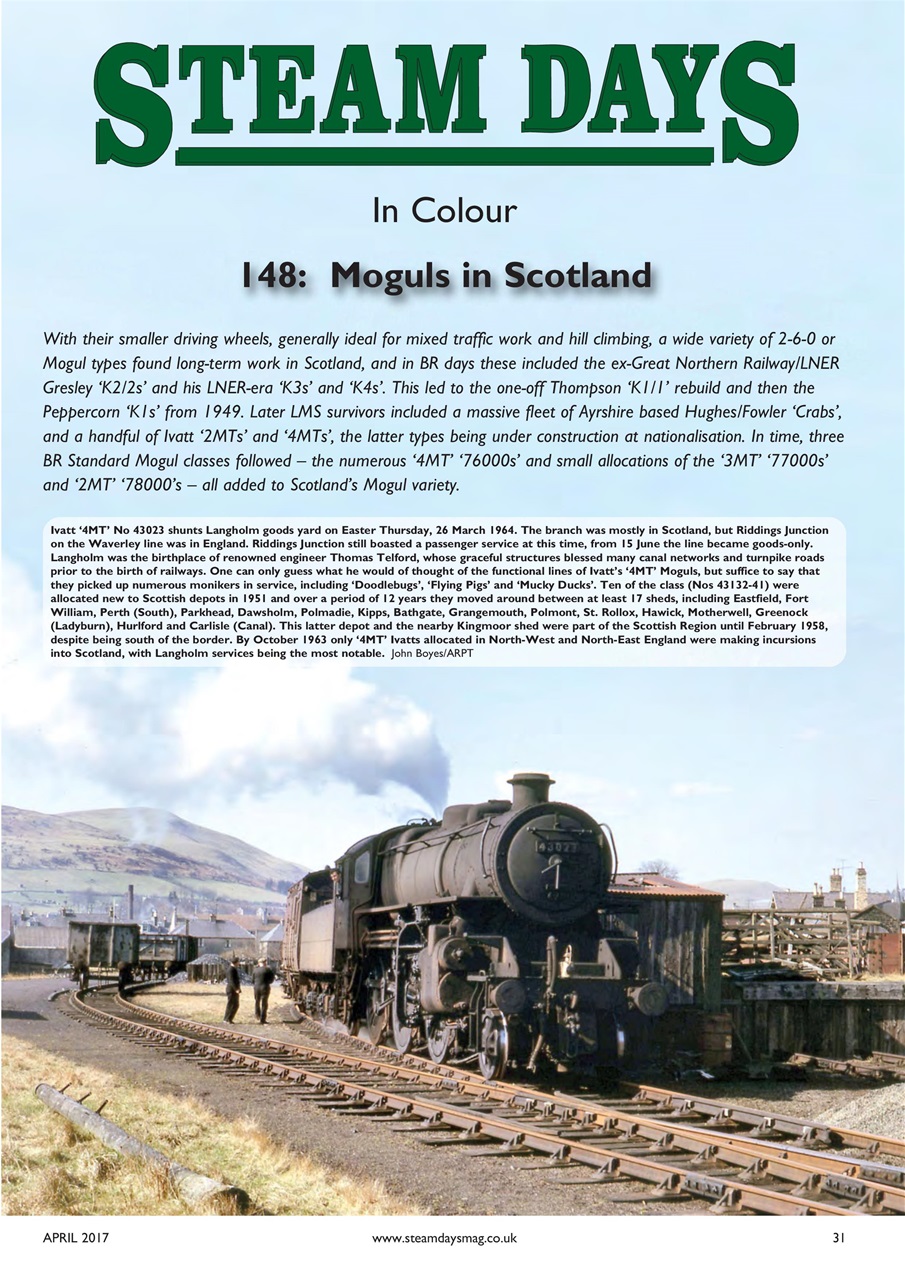 Steam Days Preview Pages