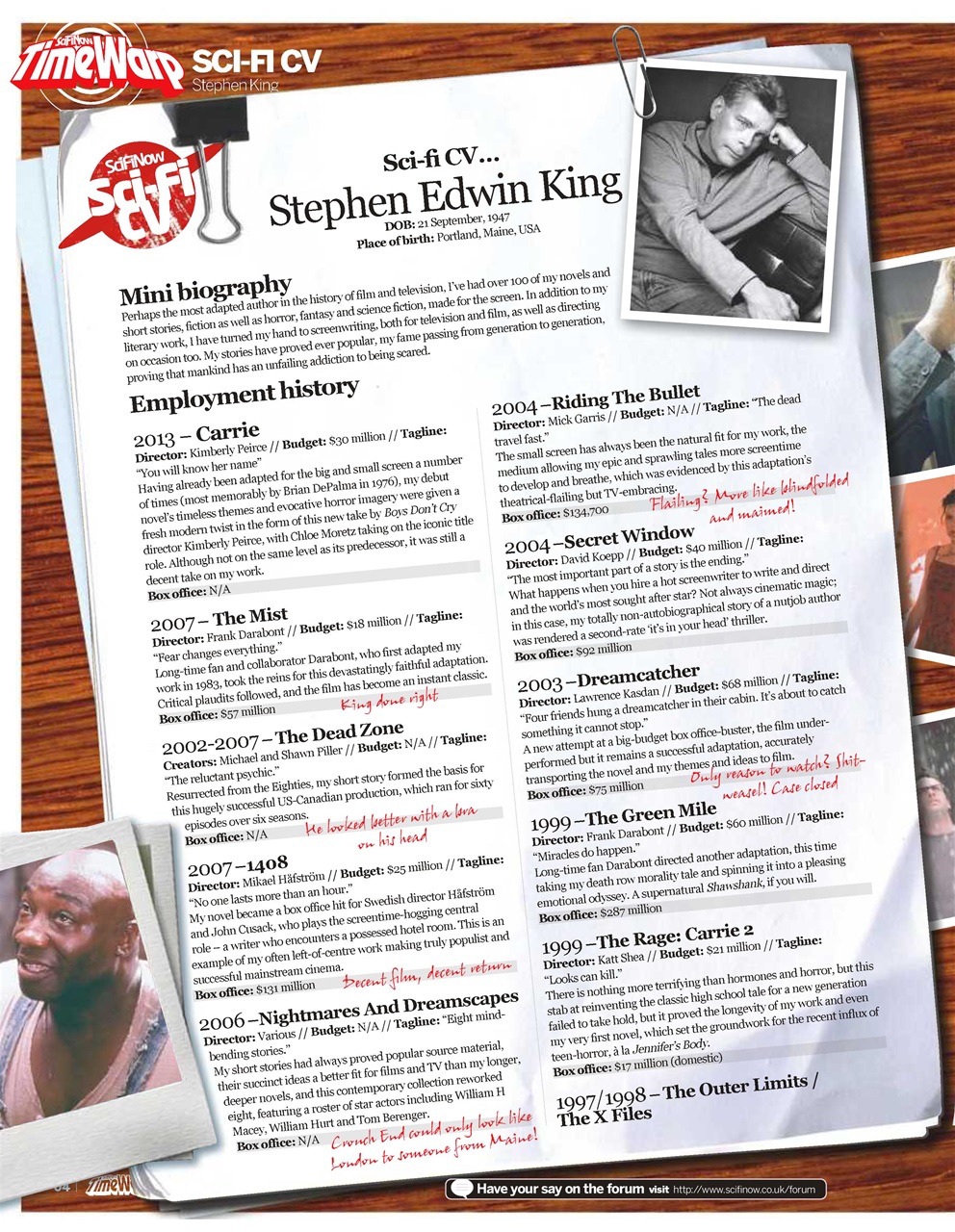 SciFiNow Preview Pages