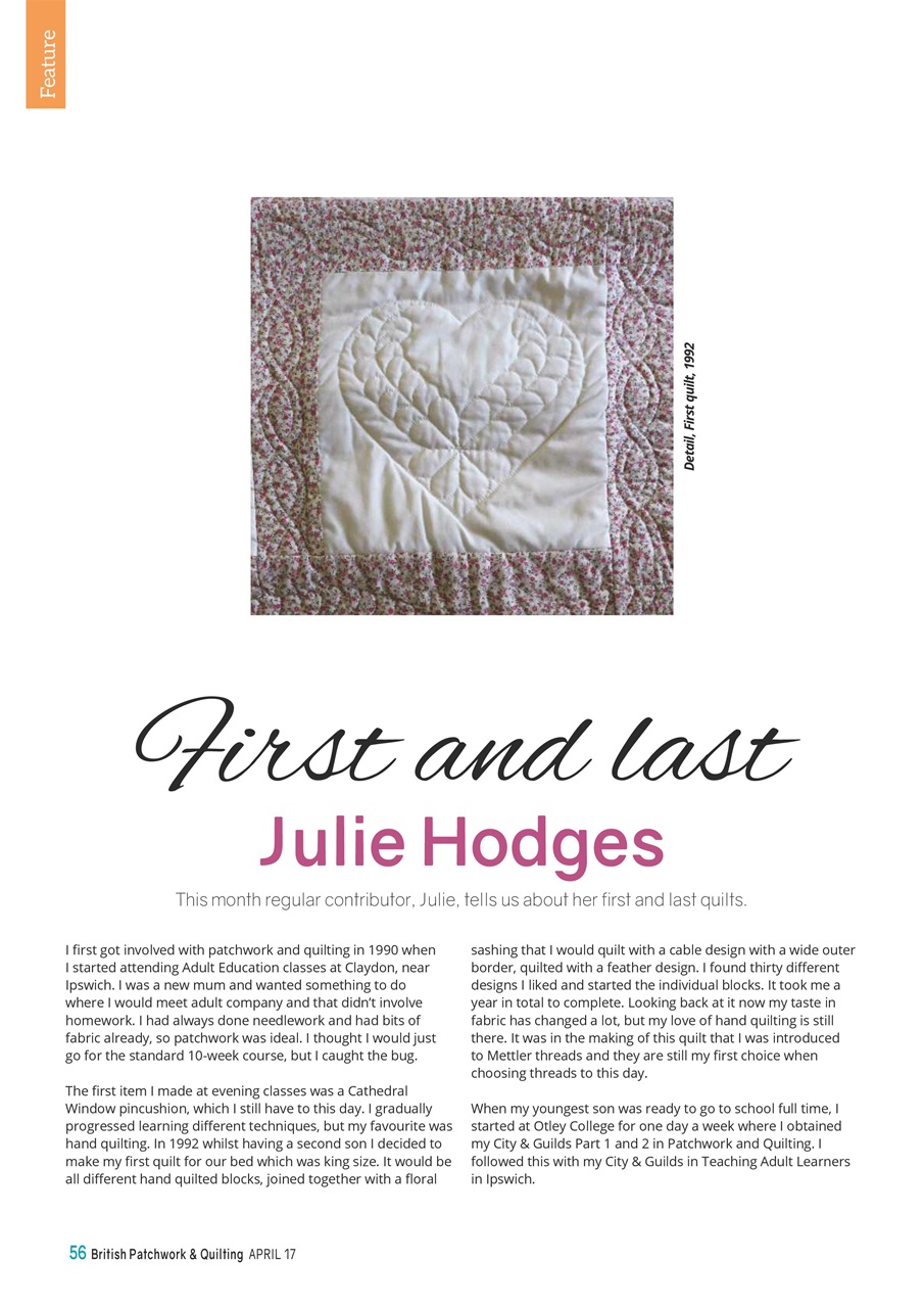 Patchwork and Quilting Preview Pages