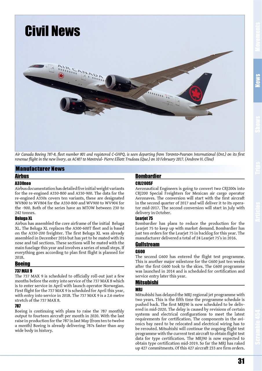 Scramble Magazine Preview Pages