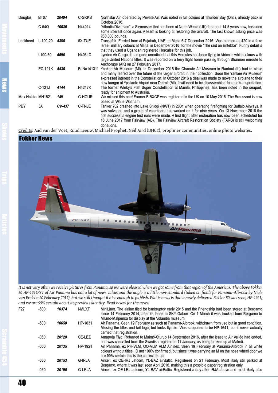 Scramble Magazine Preview Pages