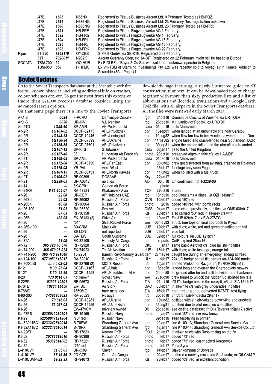 Scramble Magazine Preview Pages