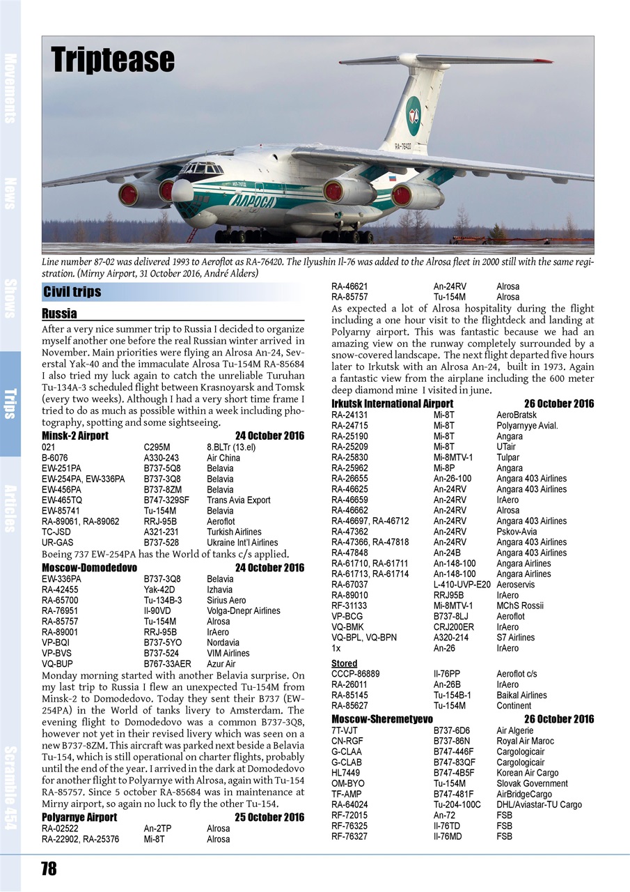 Scramble Magazine Preview Pages