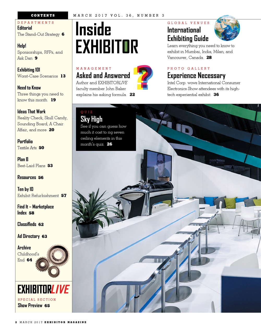 EXHIBITOR Magazine Preview Pages