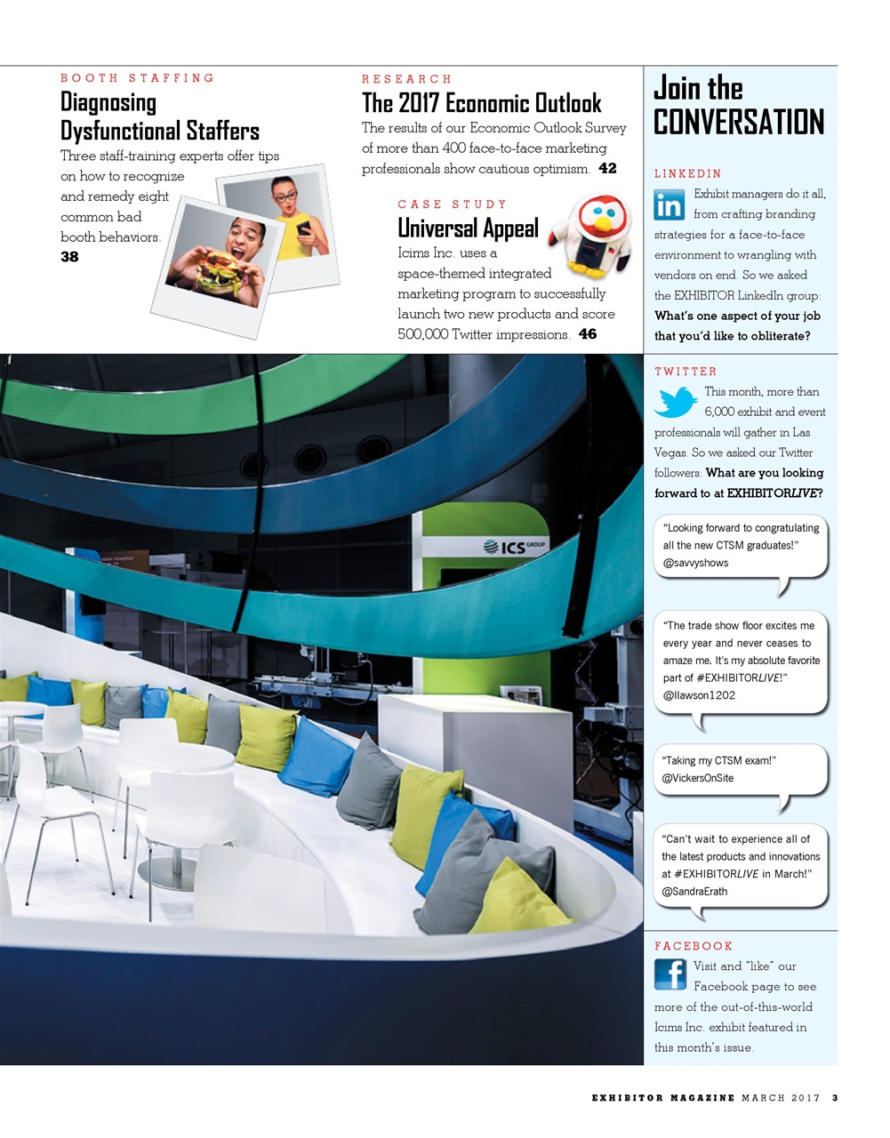 EXHIBITOR Magazine Preview Pages