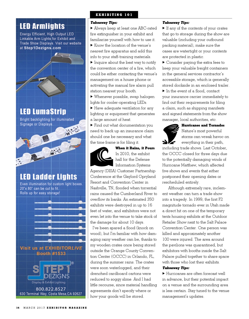 EXHIBITOR Magazine Preview Pages