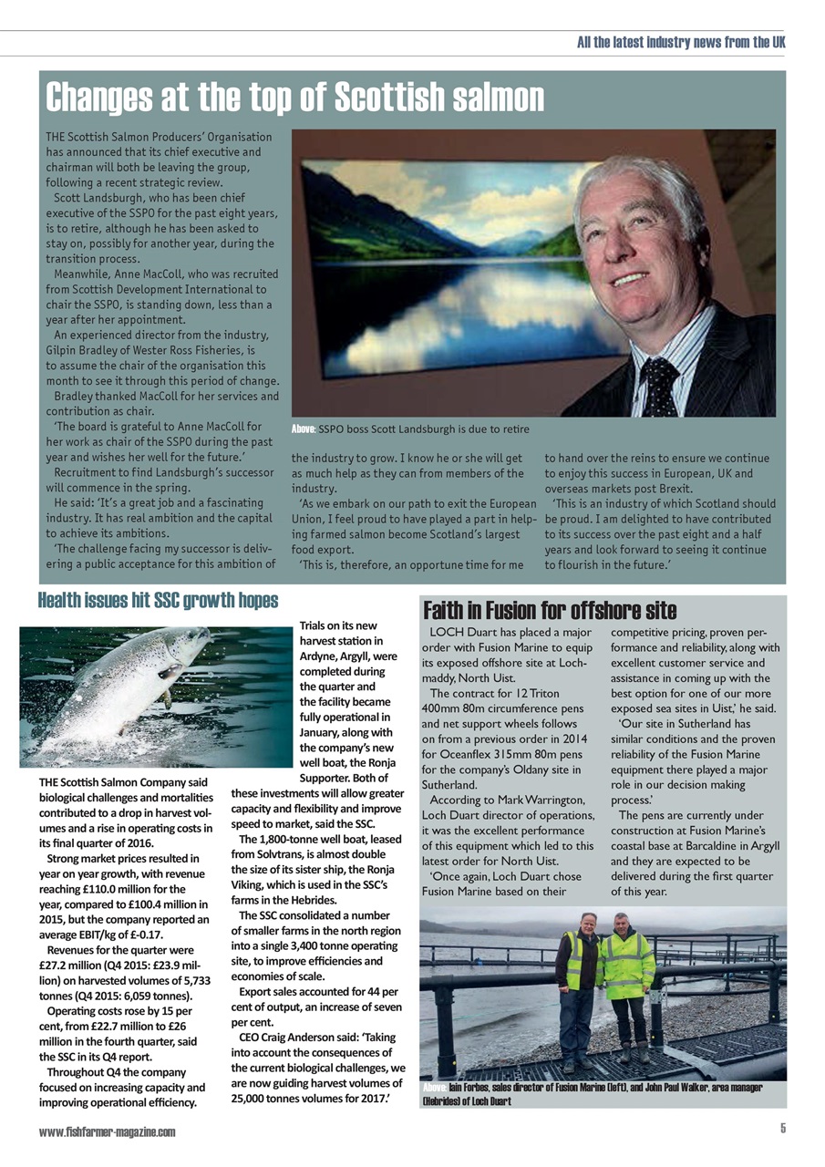 Fish Farmer Magazine Preview Pages