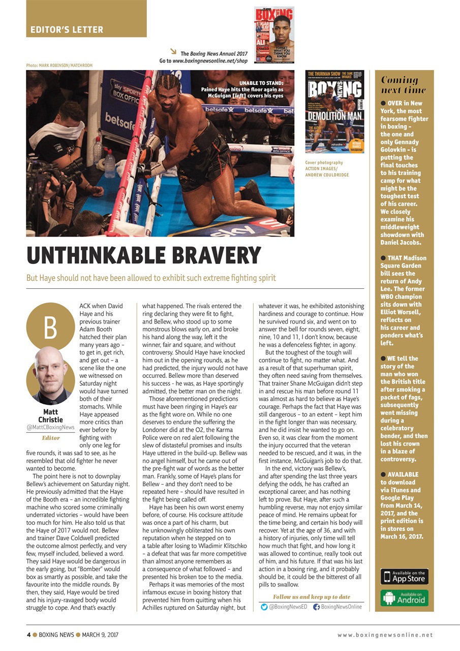 Boxing News Preview Pages