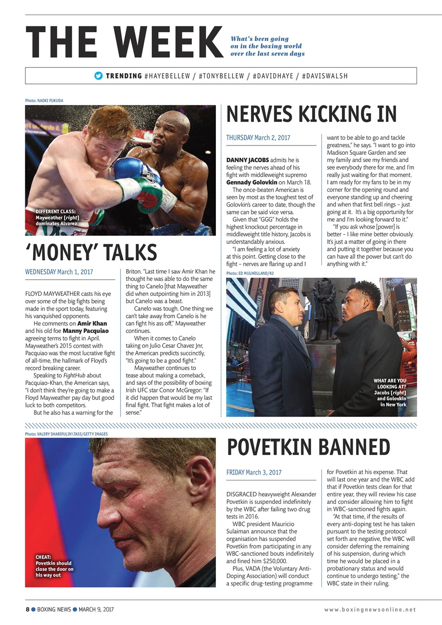 Boxing News Preview Pages
