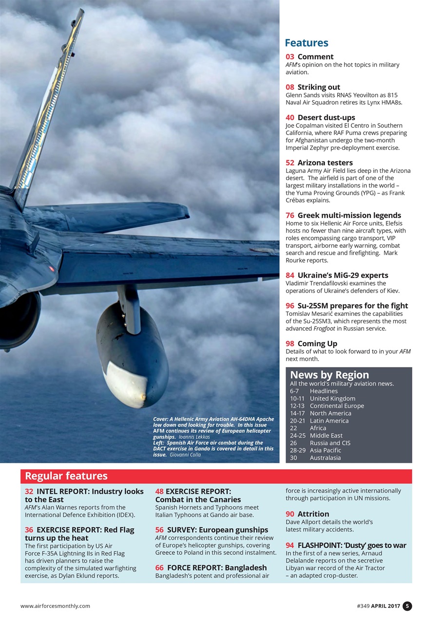 AirForces Monthly Preview Pages