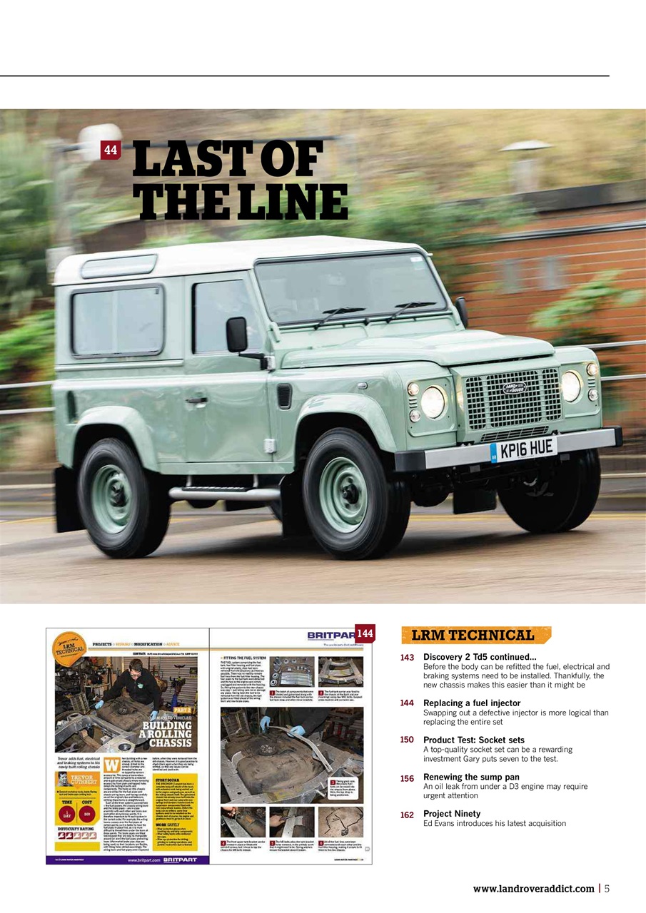 Land Rover Monthly Preview Pages