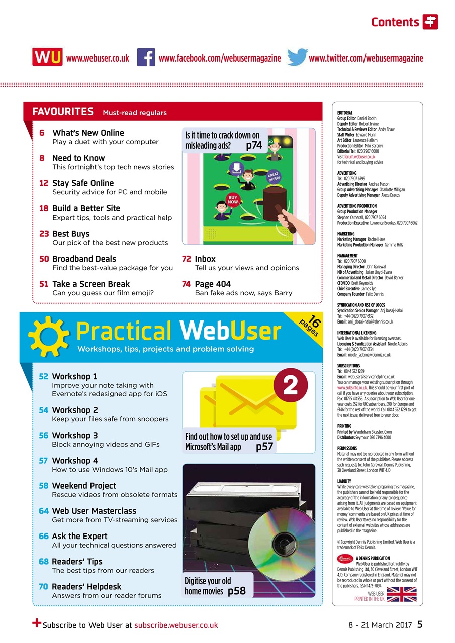 Webuser Preview Pages