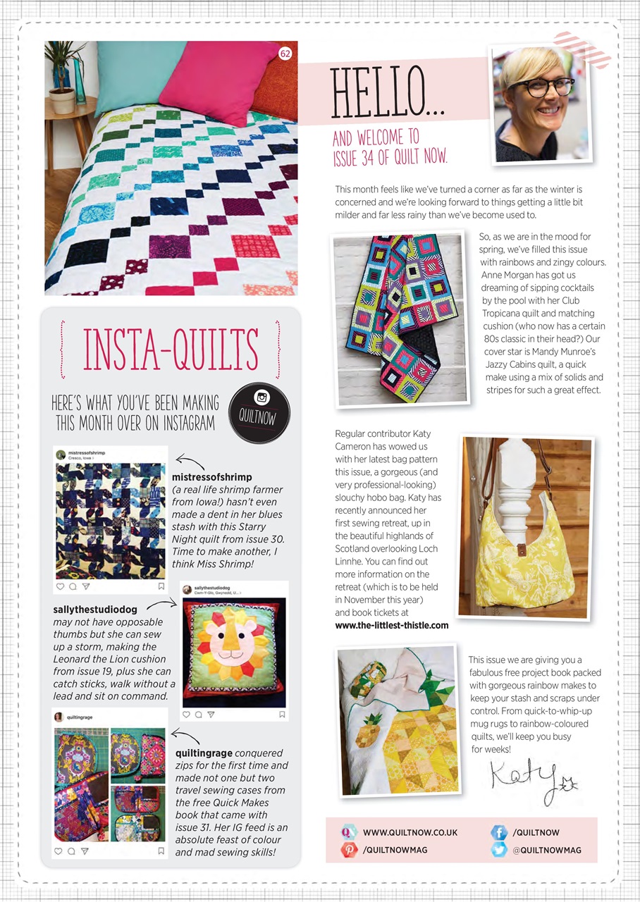 Quilt Now Preview Pages