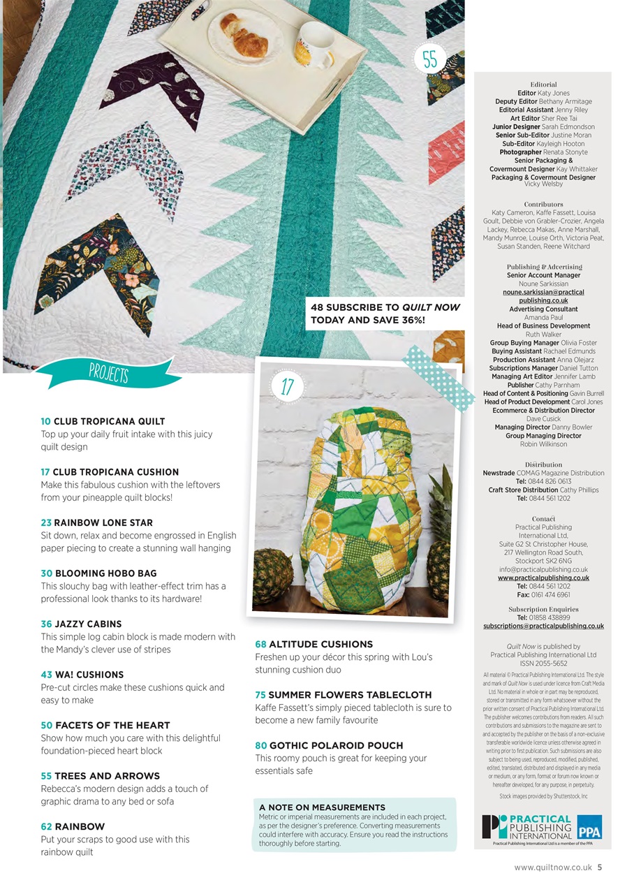 Quilt Now Preview Pages