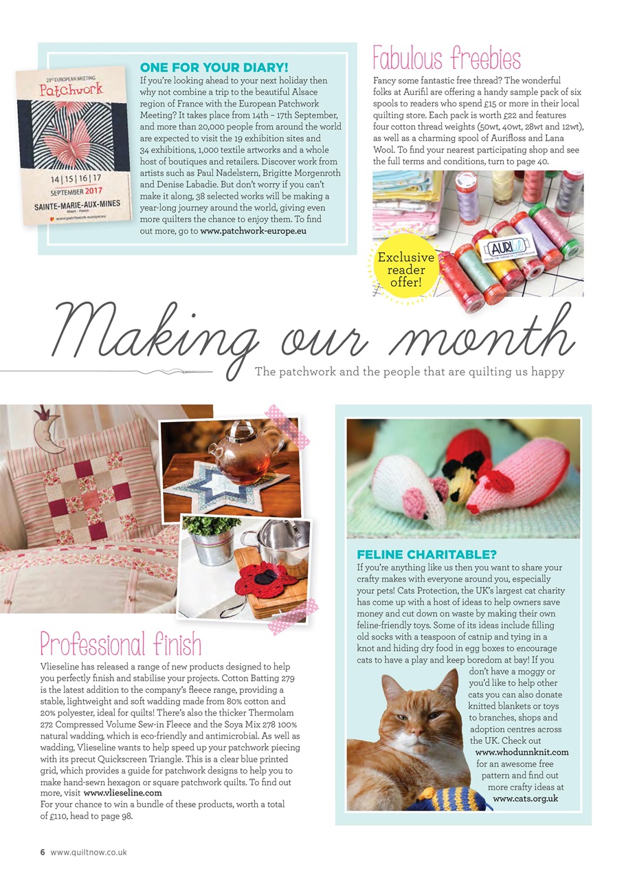 Quilt Now Preview Pages