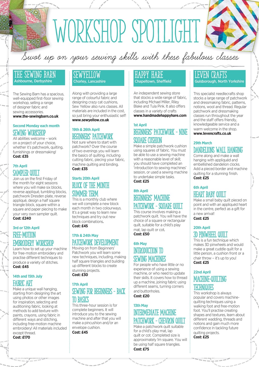 Quilt Now Preview Pages