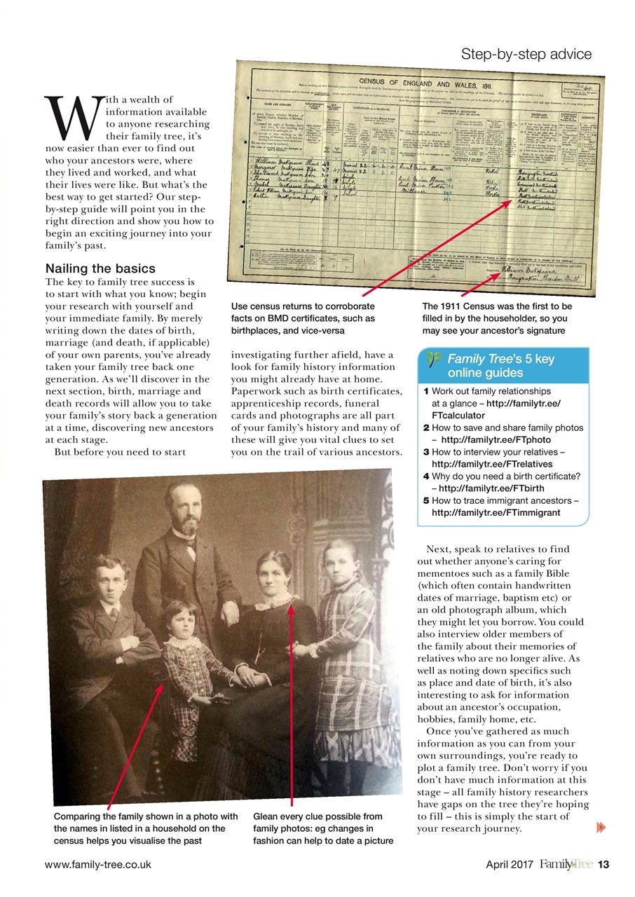 Family Tree Preview Pages