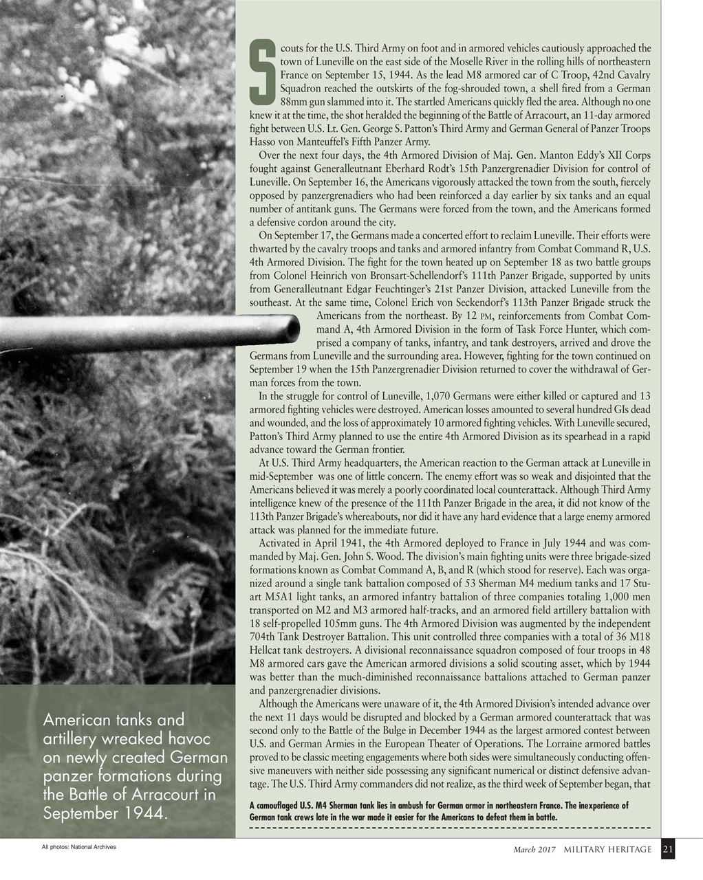 Military Heritage Preview Pages