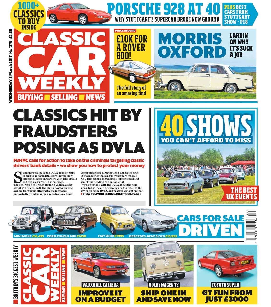 Classic Car Weekly Preview Pages