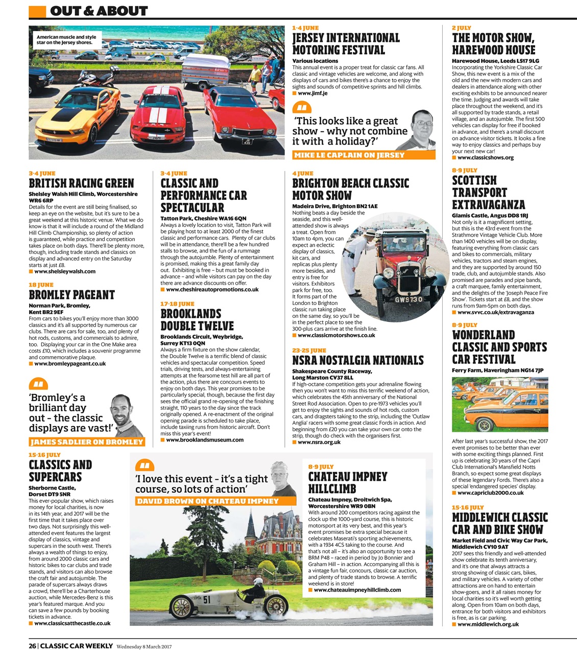 Classic Car Weekly Preview Pages