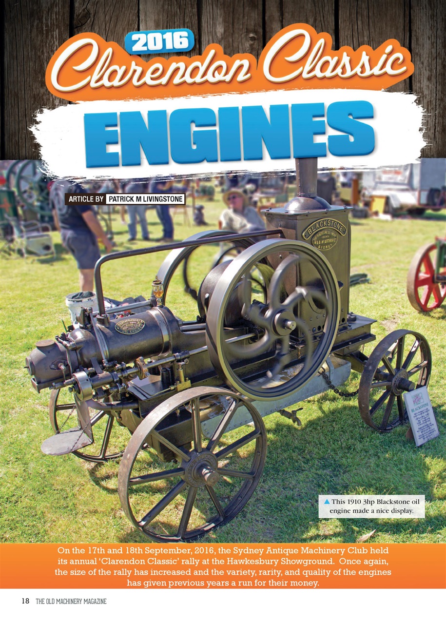 The Old Machinery Magazine Preview Pages