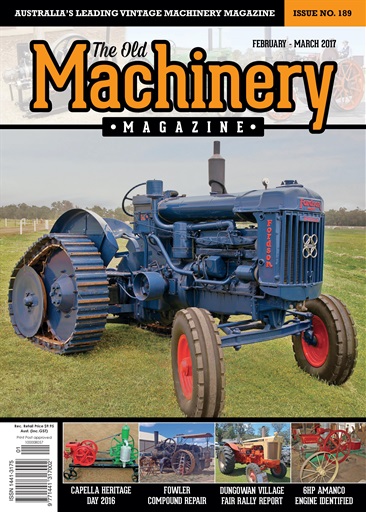 The Old Machinery Magazine issue 