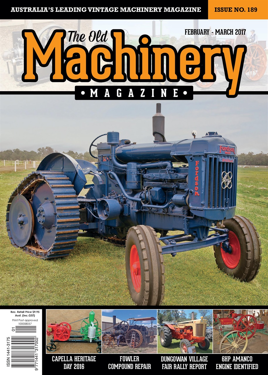 The Old Machinery Magazine Preview Pages