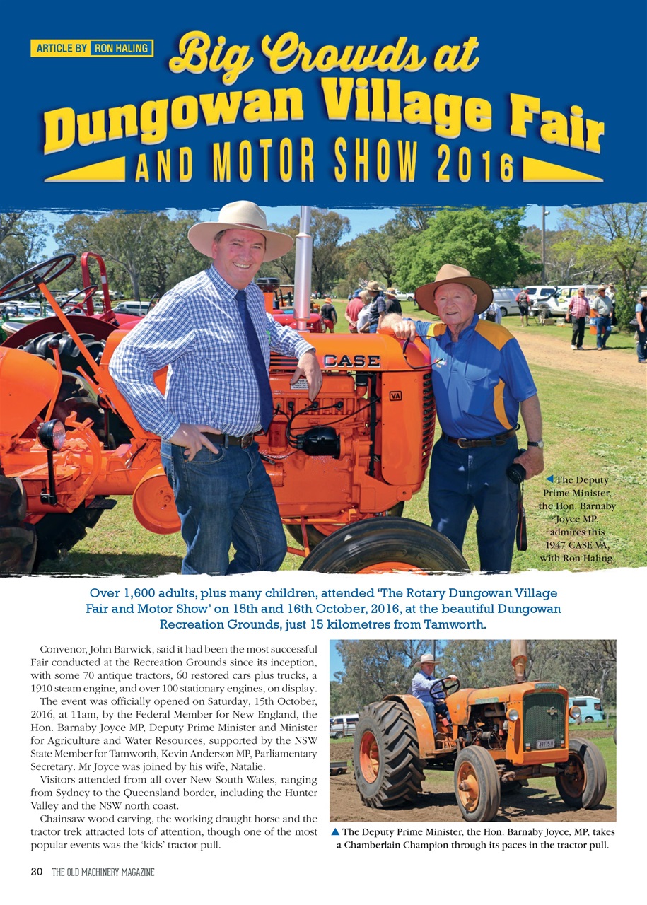 The Old Machinery Magazine Preview Pages