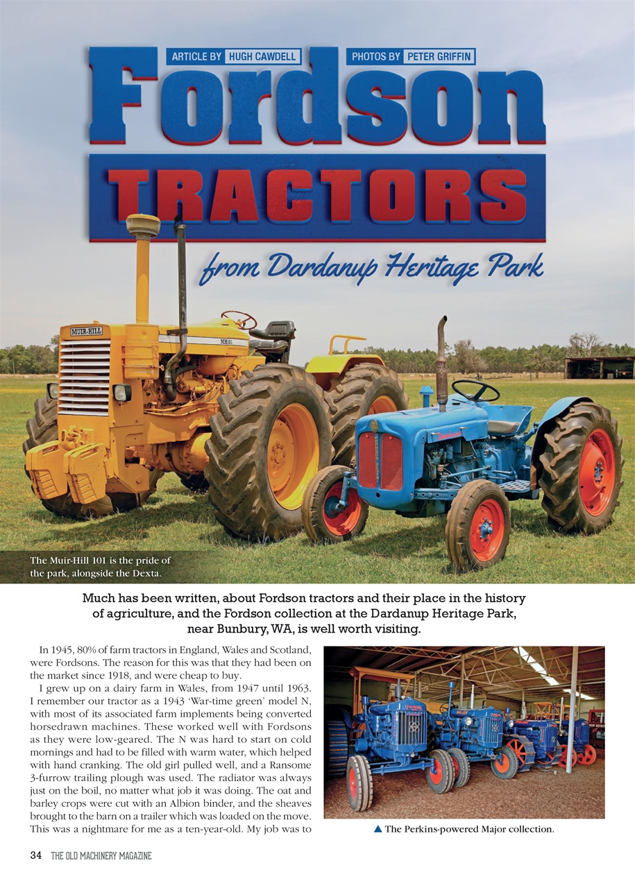 The Old Machinery Magazine Preview Pages