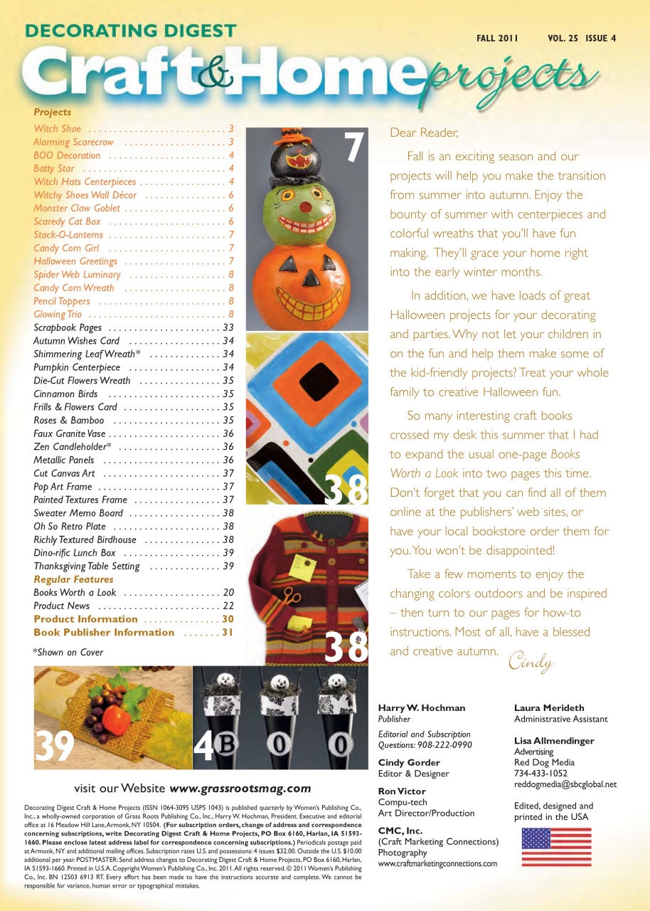 Craft & Home Projects Preview Pages