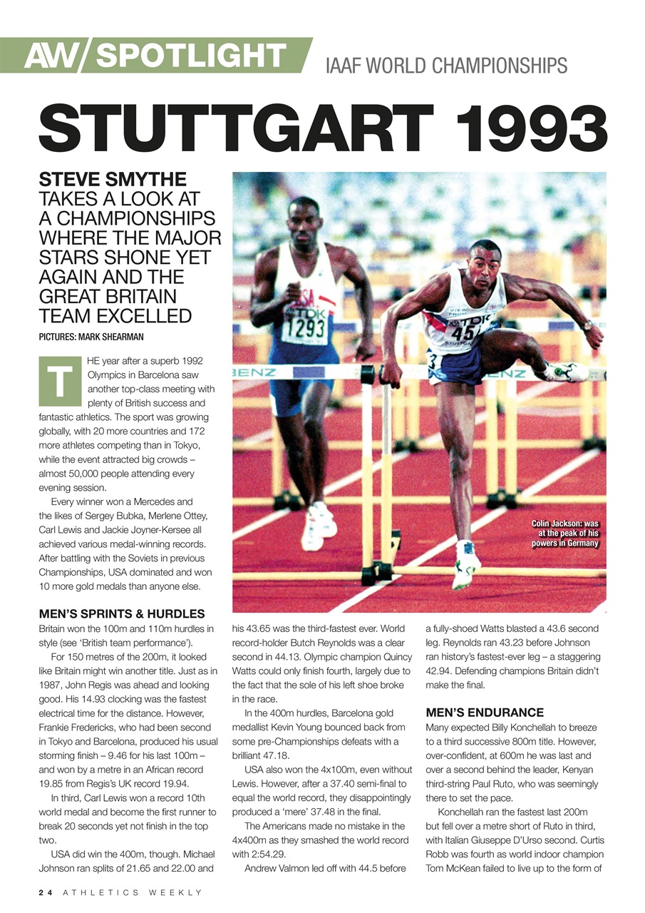 AW – Athletics Weekly Magazine Preview Pages