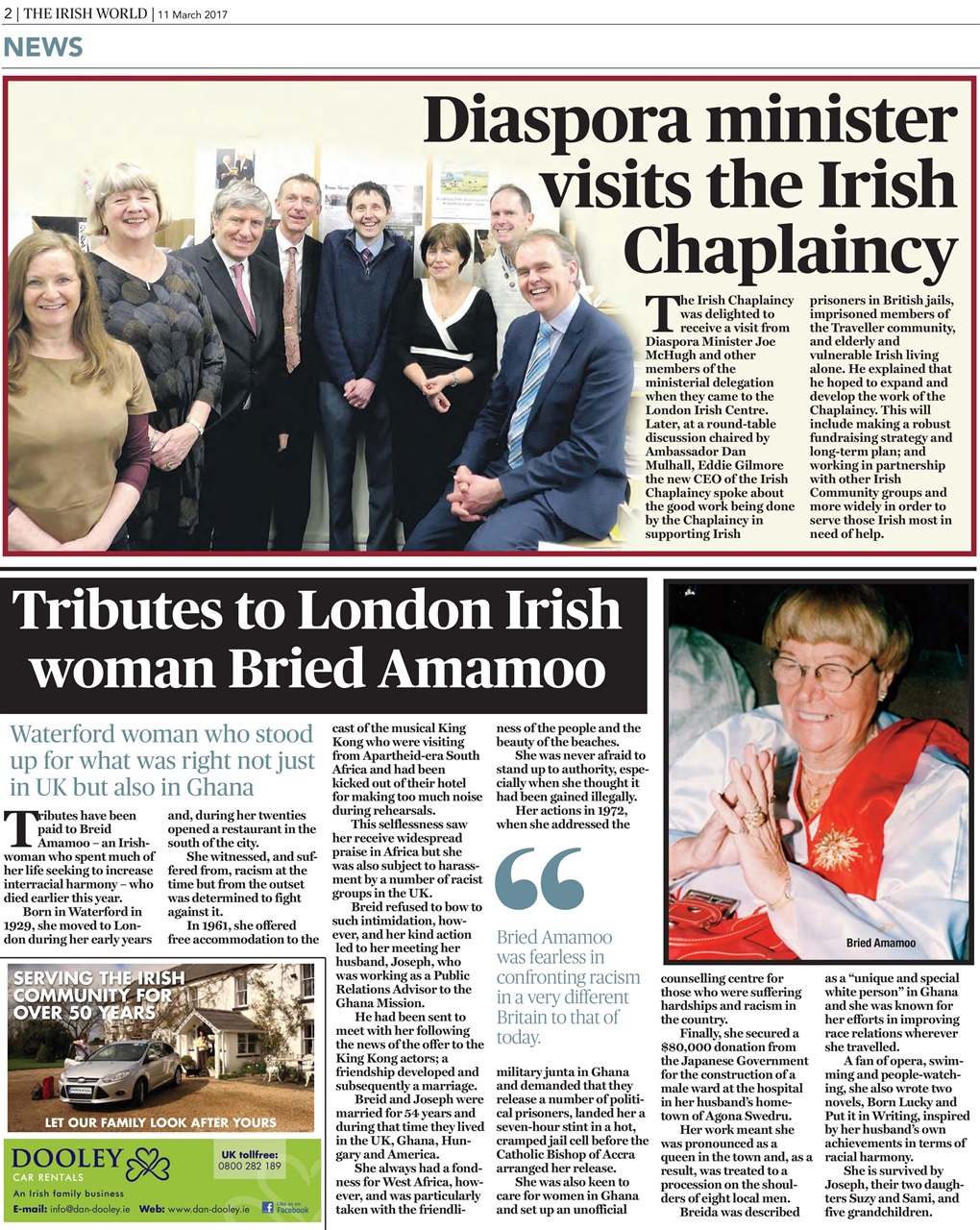 Irish World Preview Pages