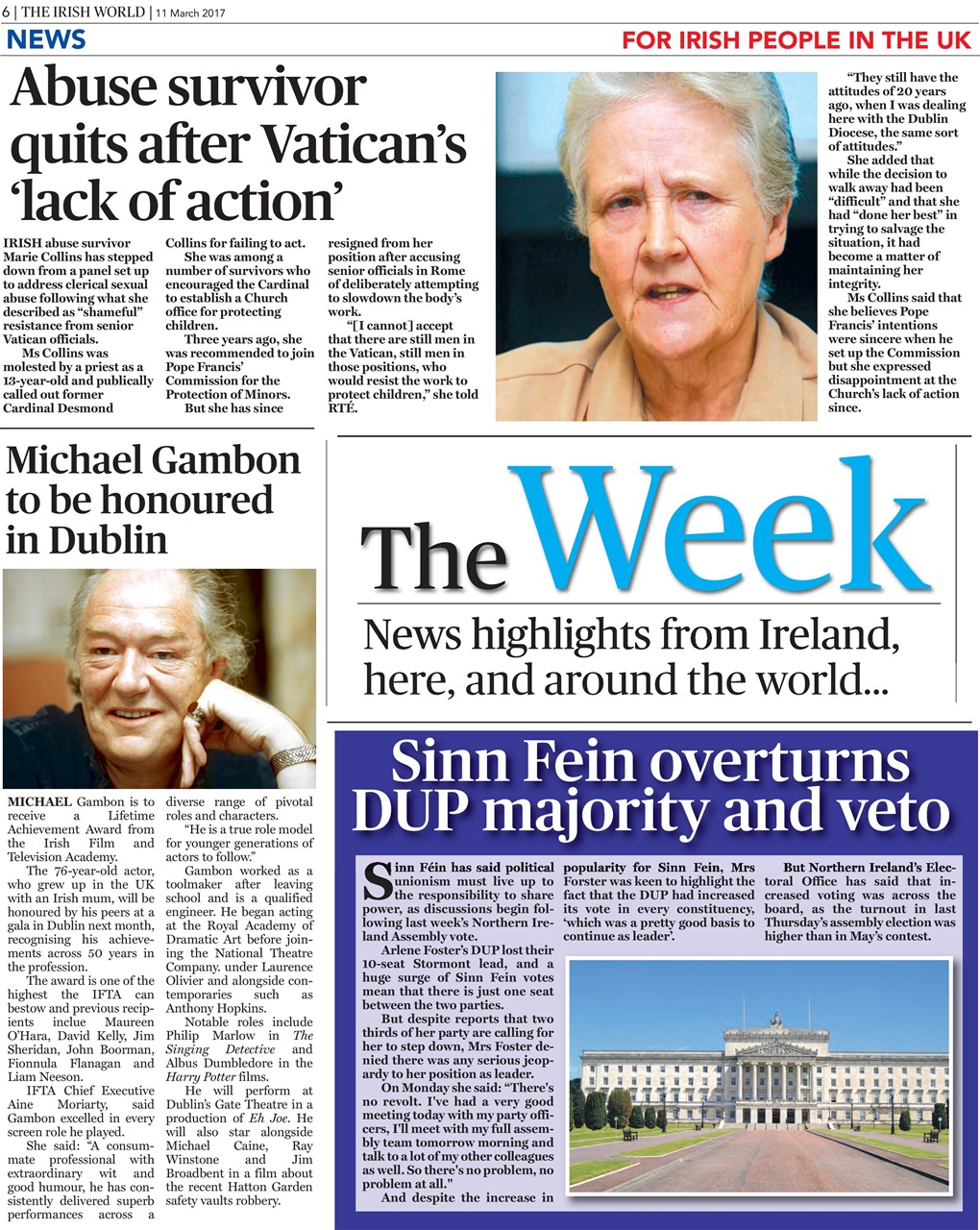 Irish World Preview Pages